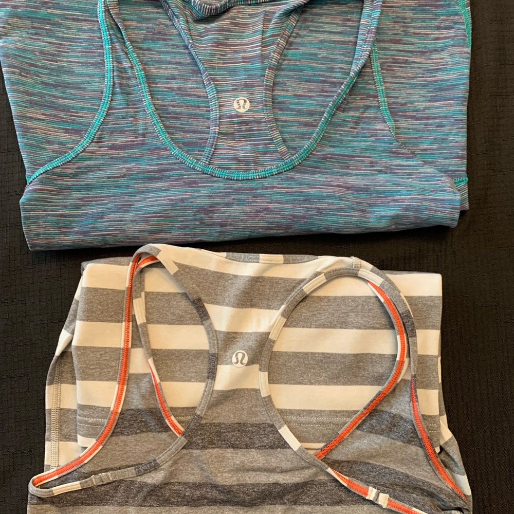 Lululemon Size 6 Cool Racerback Tanks